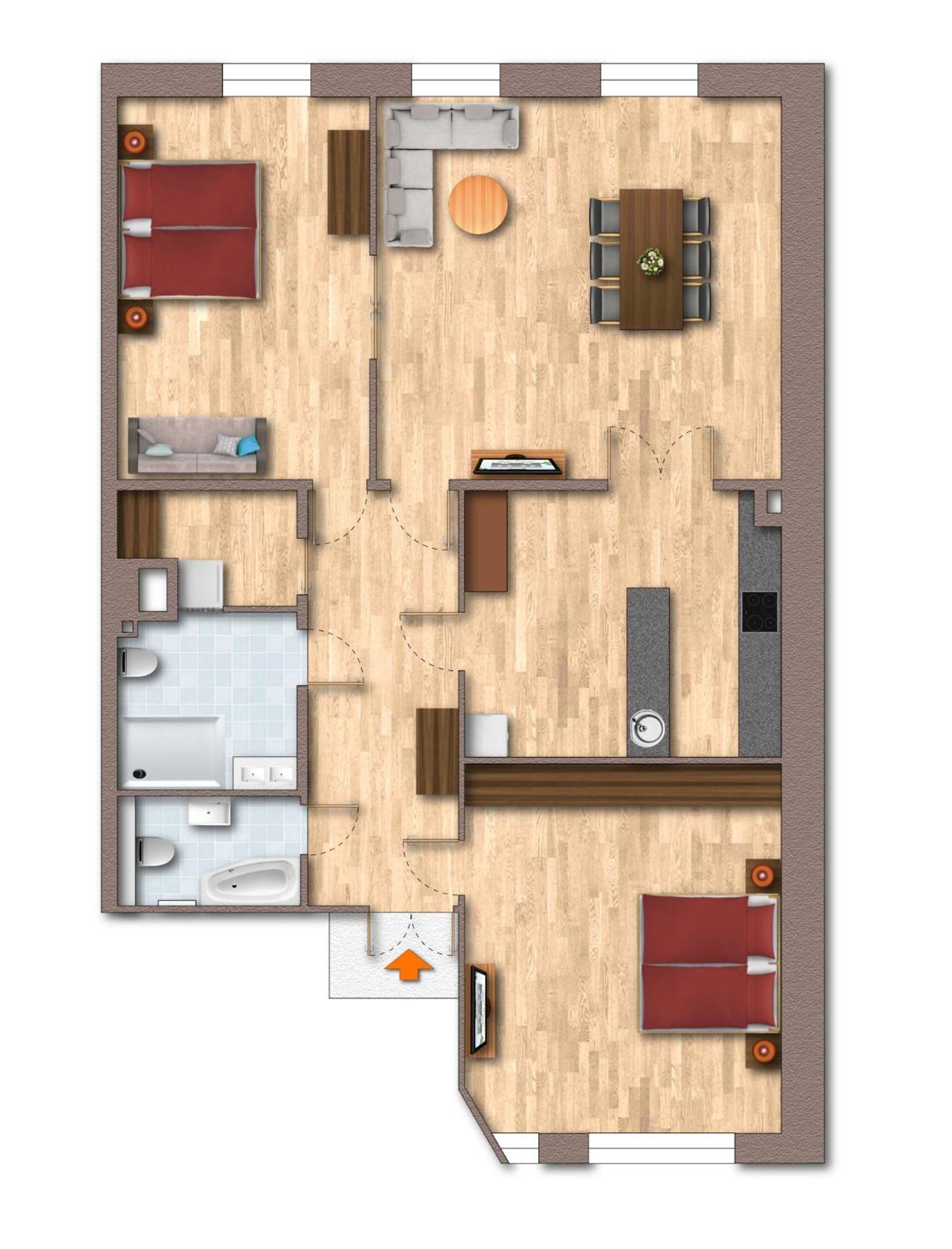Fewo Koenigin Der Hanse - Im Herzen Der Altstadt, 3 Zimmer, Wifi Lübeck Exterior foto